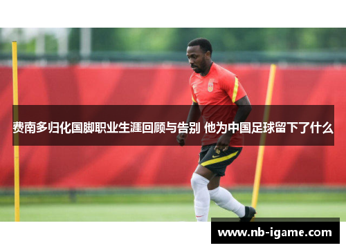 费南多归化国脚职业生涯回顾与告别 他为中国足球留下了什么