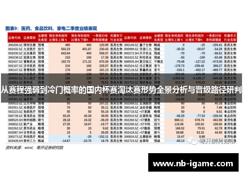 从赛程强弱到冷门概率的国内杯赛淘汰赛形势全景分析与晋级路径研判 从赛程强弱到冷门概率的国内杯赛淘汰赛形势全景分析与晋级路径研判