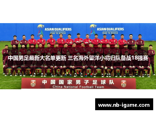 中国男足最新大名单更新 三名海外留洋小将归队备战18强赛 中国男足最新大名单更新 三名海外留洋小将归队备战18强赛